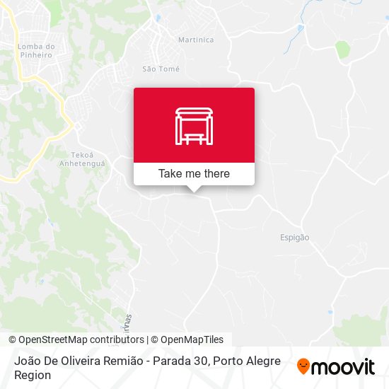 João De Oliveira Remião - Parada 30 map