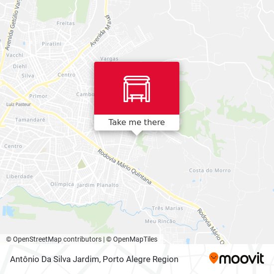 Antônio Da Silva Jardim map