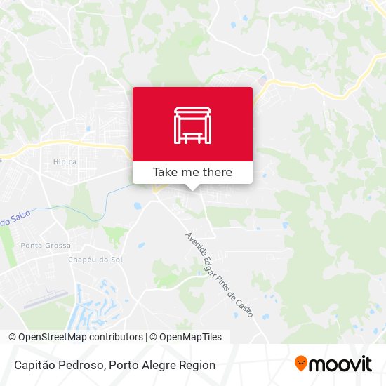 Capitão Pedroso map