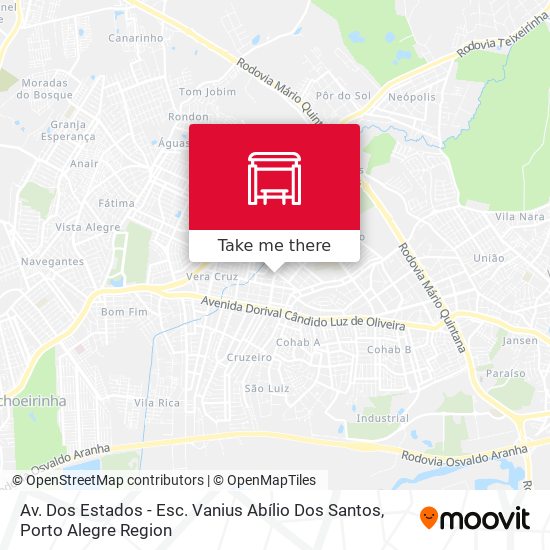 Av. Dos Estados - Esc. Vanius Abílio Dos Santos map