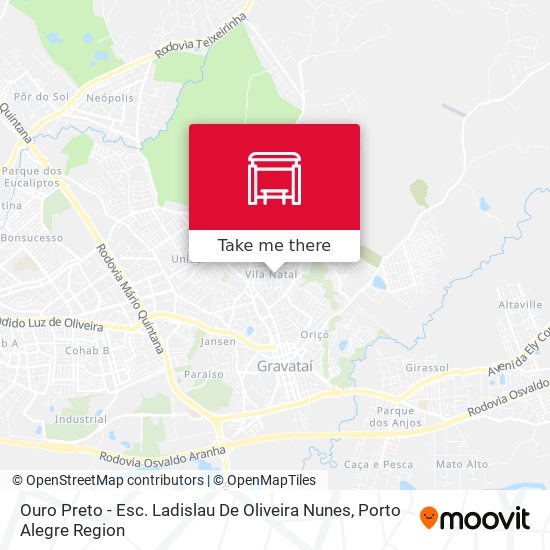 Ouro Preto - Esc. Ladislau De Oliveira Nunes map
