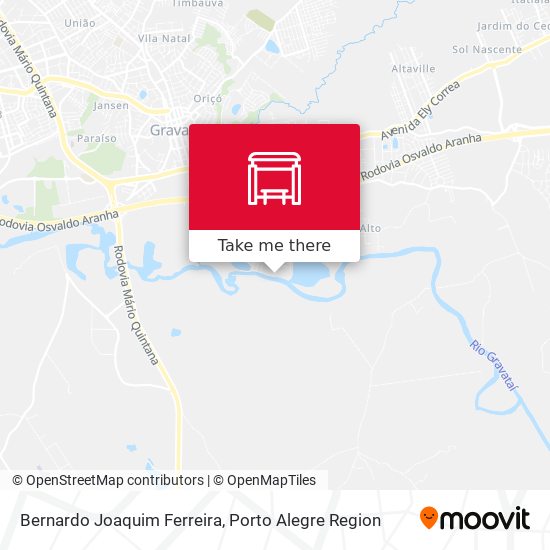 Bernardo Joaquim Ferreira map