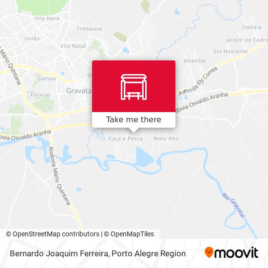 Bernardo Joaquim Ferreira map