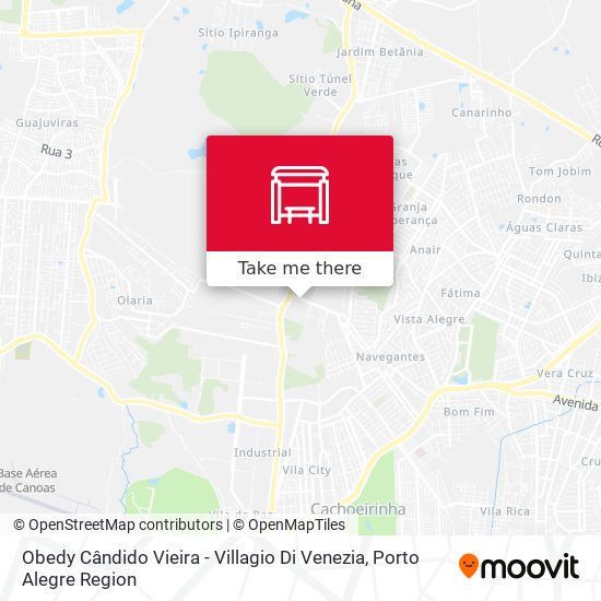 Mapa Obedy Cândido Vieira - Villagio Di Venezia