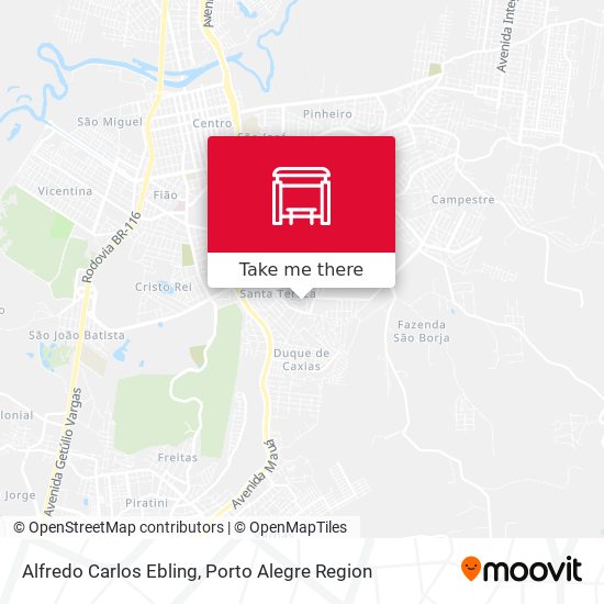 Alfredo Carlos Ebling map