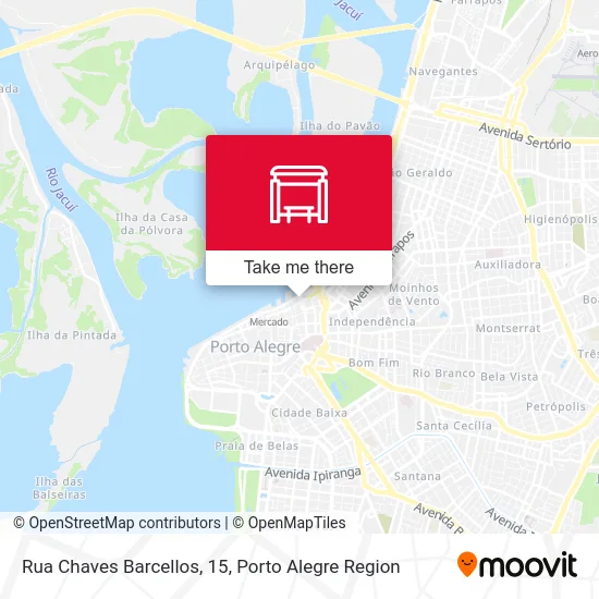 Rua Chaves Barcellos, 15 map