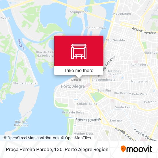 Praça Pereira Parobé, 130 map