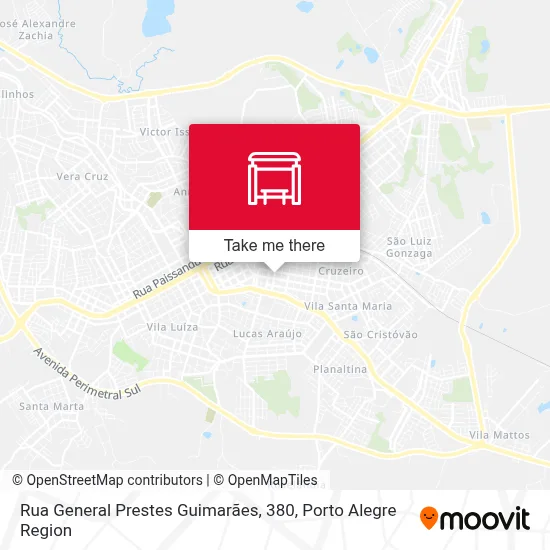 Rua General Prestes Guimarães, 380 map