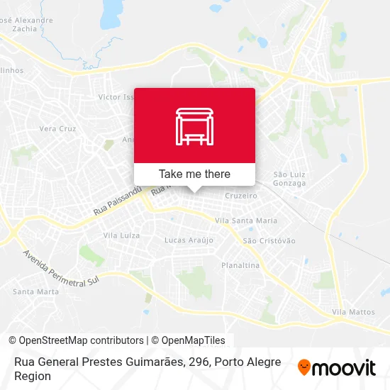 Rua General Prestes Guimarães, 296 map