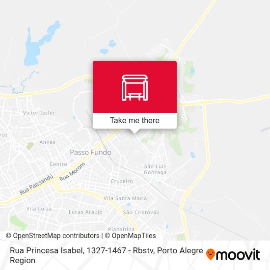 Rua Princesa Isabel, 1327-1467 - Rbstv map
