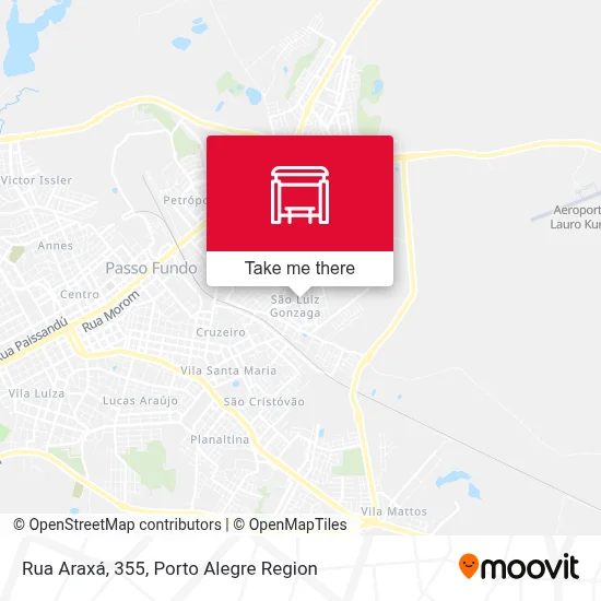 Rua Araxá, 355 map