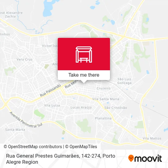 Rua General Prestes Guimarães, 142-274 map