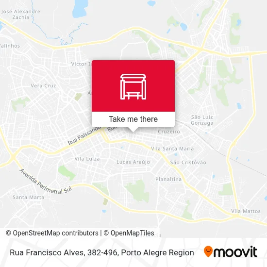 Rua Francisco Alves, 382-496 map