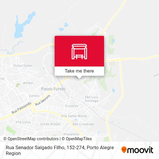 Rua Senador Salgado Filho, 152-274 map