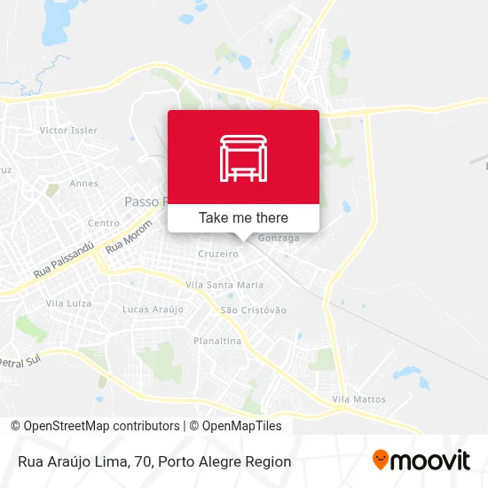 Rua Araújo Lima, 70 map