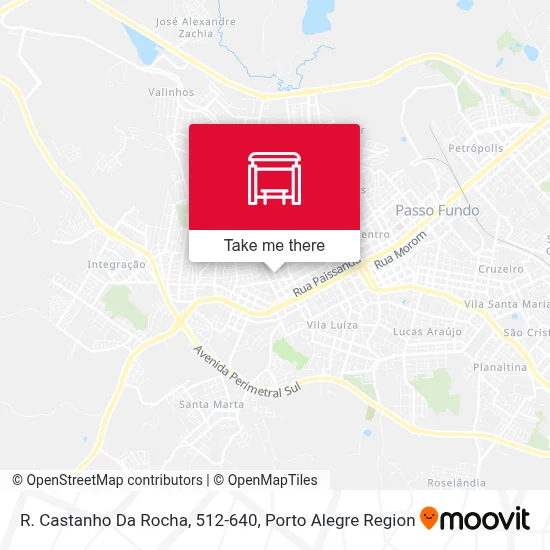 R. Castanho Da Rocha, 512-640 map