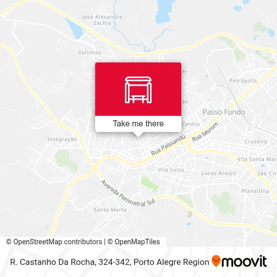 R. Castanho Da Rocha, 324-342 map