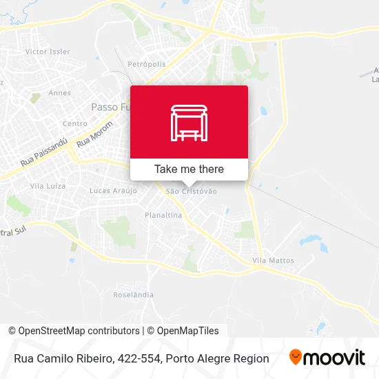 Rua Camilo Ribeiro, 422-554 map