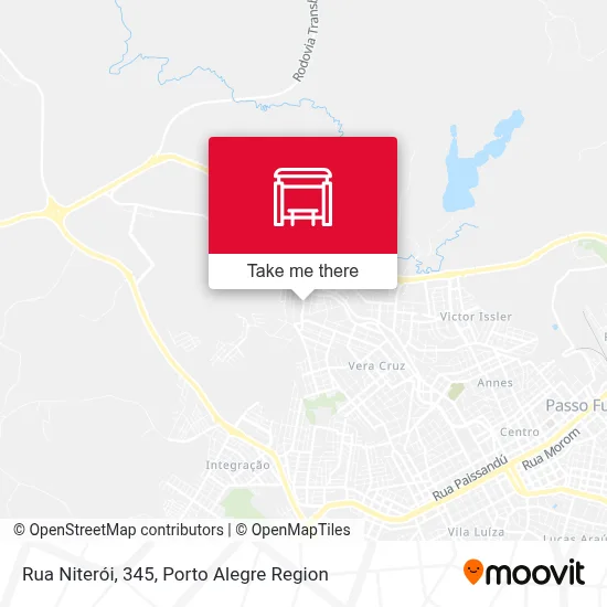 Rua Niterói, 345 map