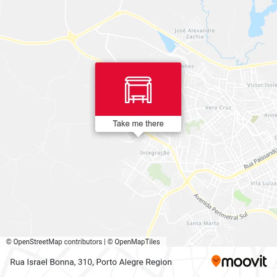 Rua Israel Bonna, 310 map