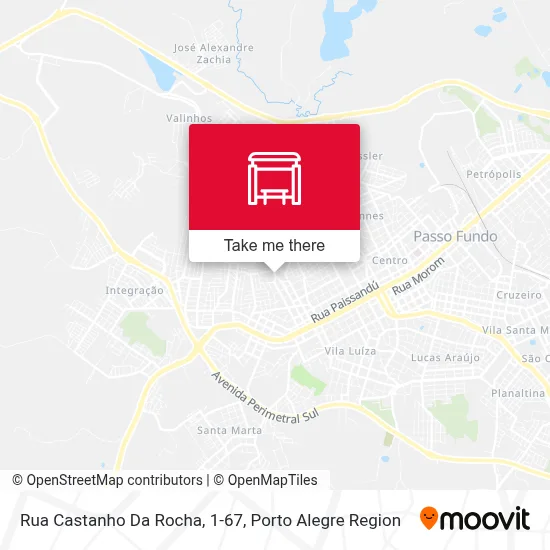 Rua Castanho Da Rocha, 1-67 map