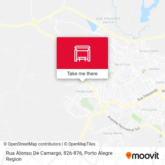 Rua Alonso De Camargo, 826-876 map