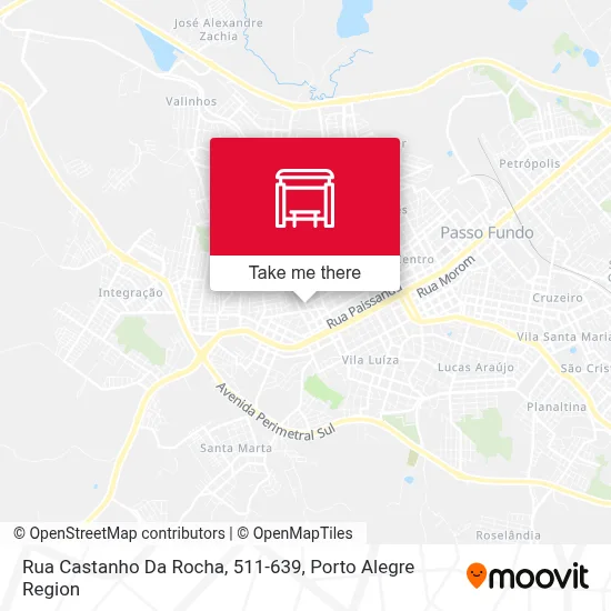 Rua Castanho Da Rocha, 511-639 map