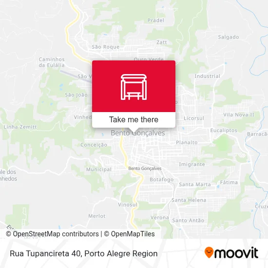 Rua Tupancireta 40 map
