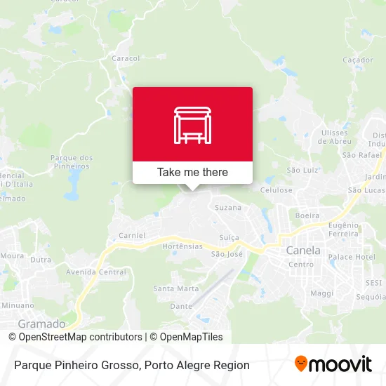 Parque Pinheiro Grosso map