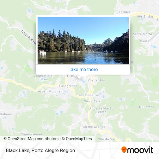 Lago Negro map