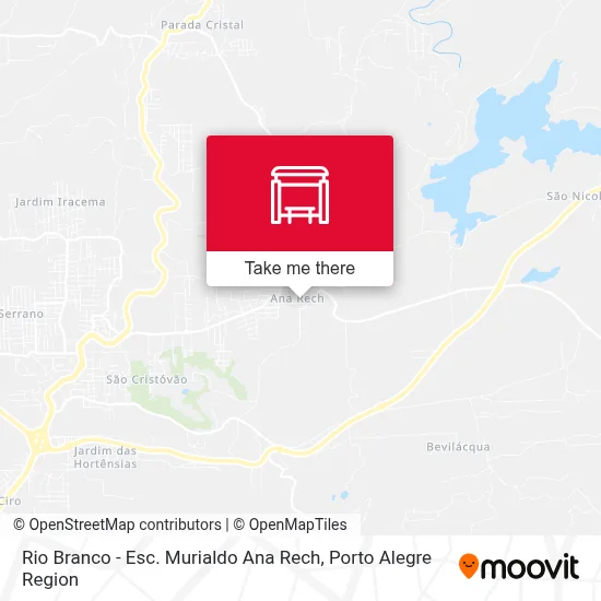 Rio Branco - Esc. Murialdo Ana Rech map