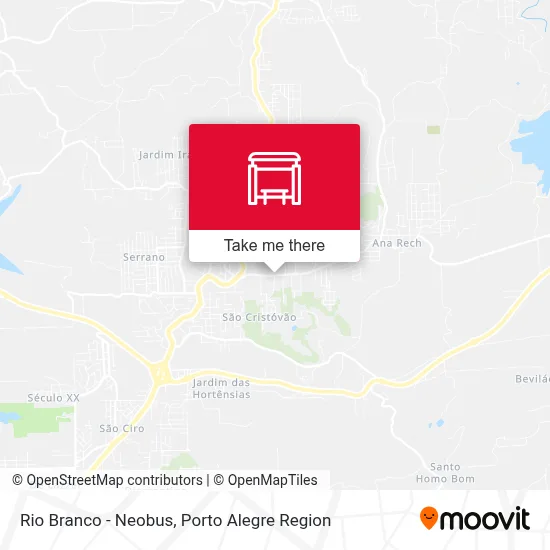 Rio Branco - Neobus map