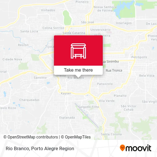 Rio Branco map