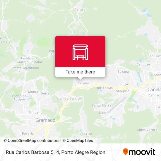 Rua Carlos Barbosa 514 map