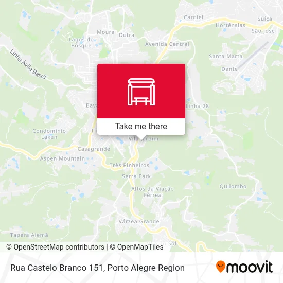 Rua Castelo Branco 151 map