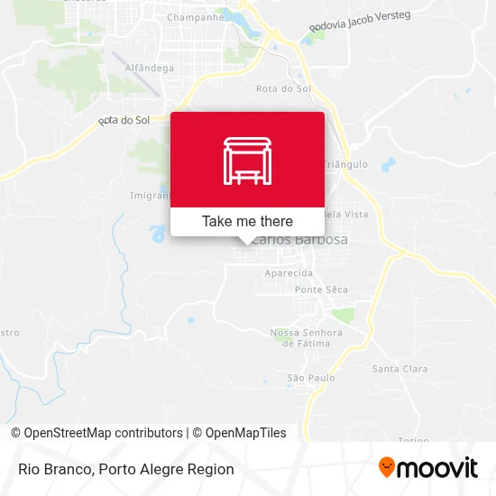 Rio Branco map