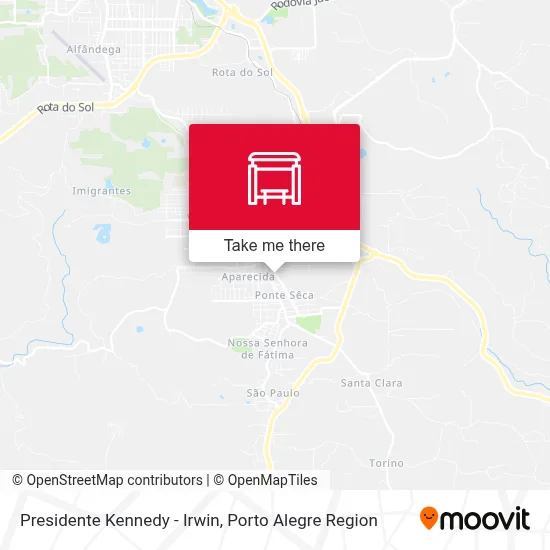 Presidente Kennedy - Irwin map