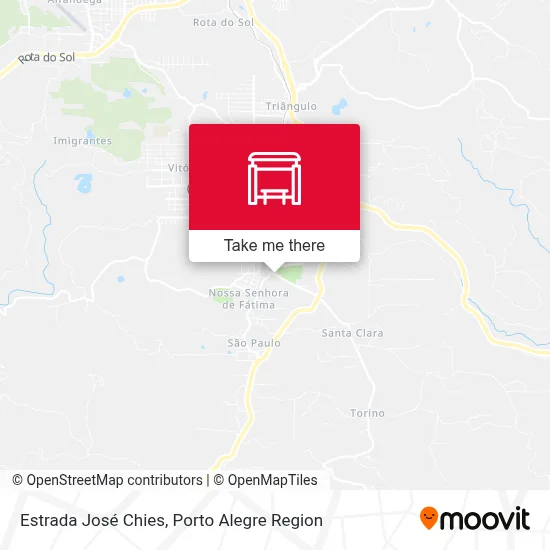 Estrada José Chies map