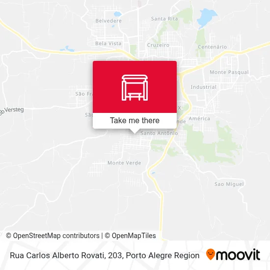 Rua Carlos Alberto Rovati, 203 map