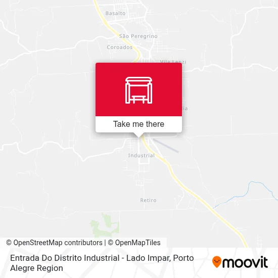 Entrada Do Distrito Industrial - Lado Impar map