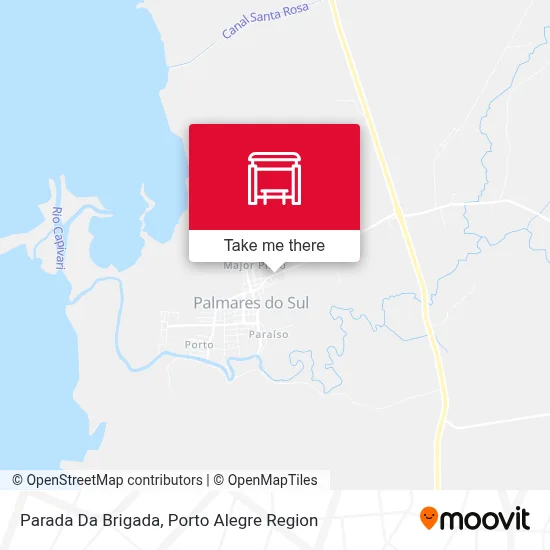 Parada Da Brigada map