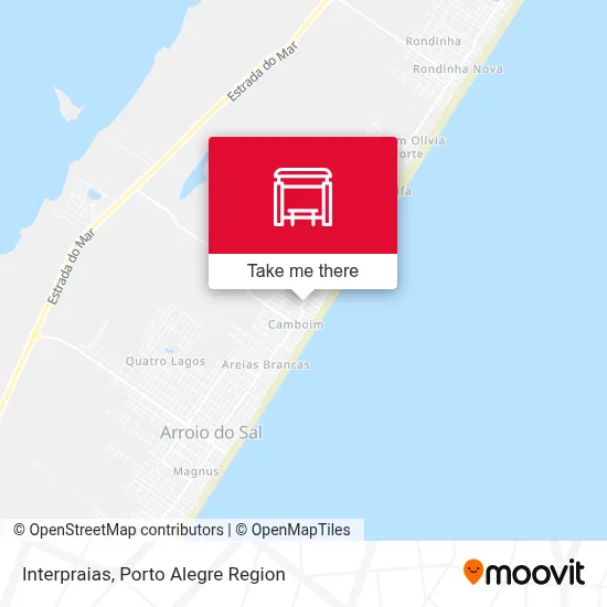Interpraias map