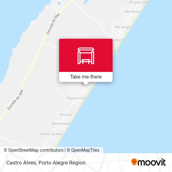 Castro Alves map