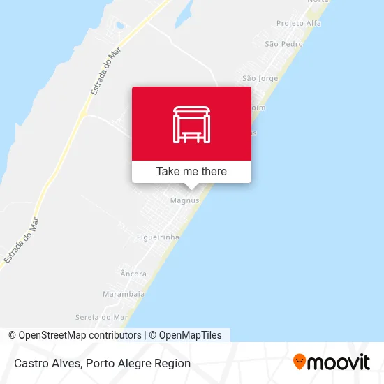 Castro Alves map