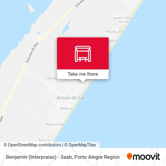 Benjamin (Interpraias) - Saab map