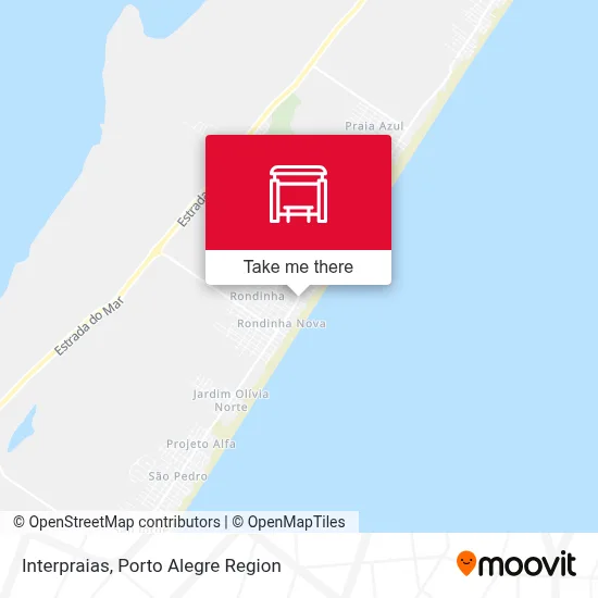 Interpraias map