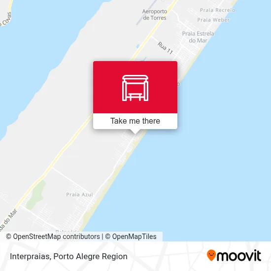 Interpraias map