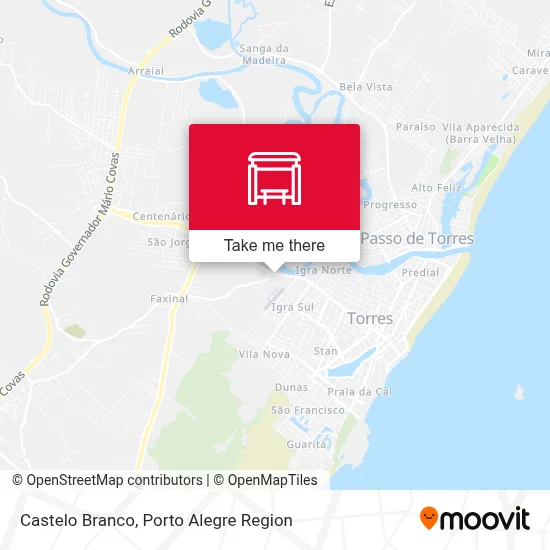 Castelo Branco map