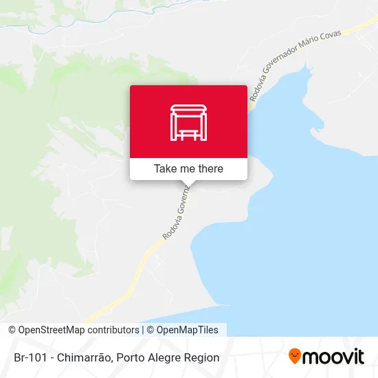 Br-101 - Chimarrão map