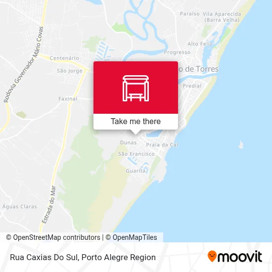Rua Caxias Do Sul map